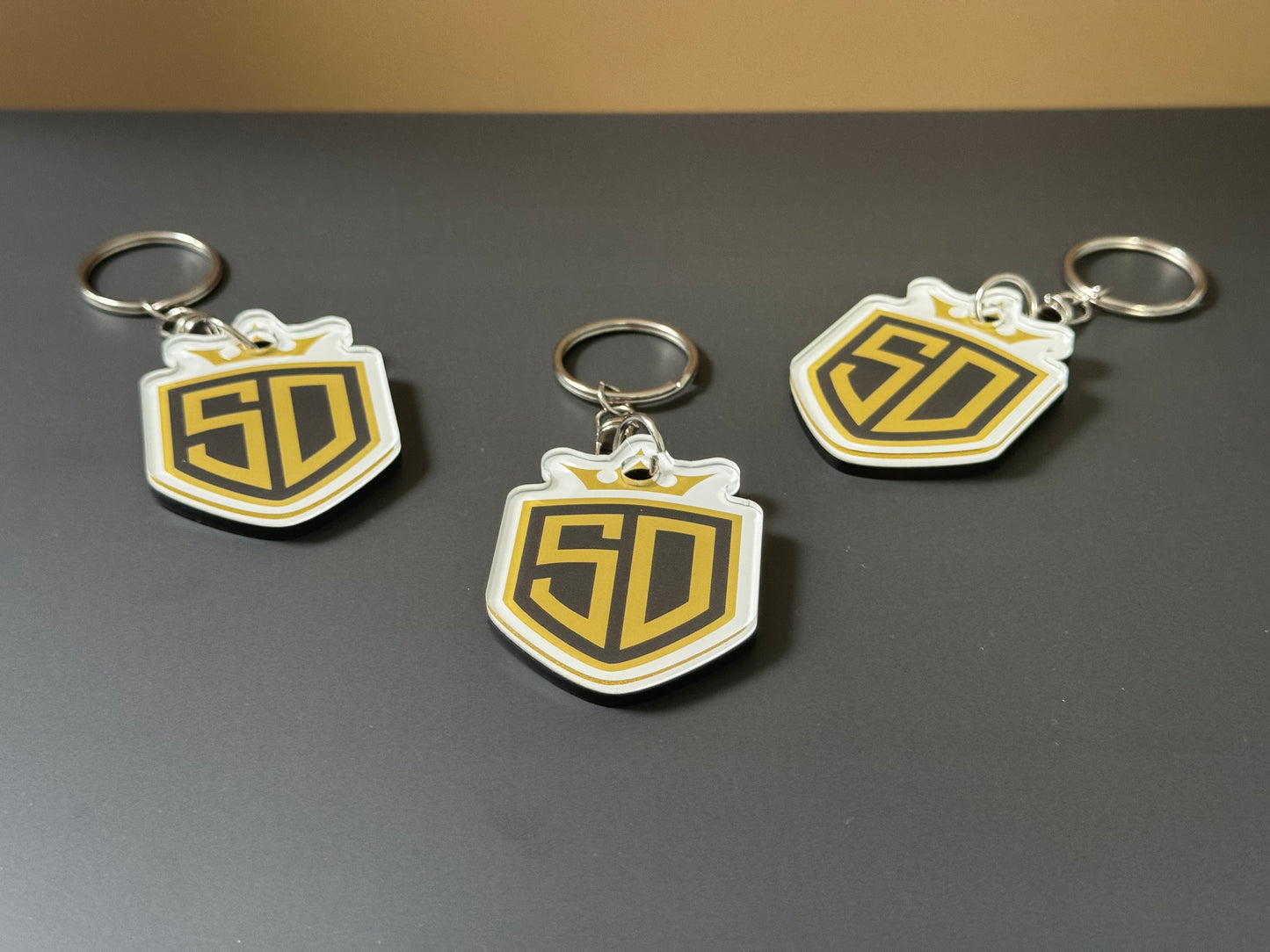 StreetDrip Logo Die-Cut Keychain