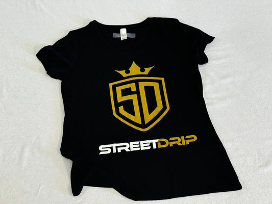 StreetDrip Womens TShirt Black